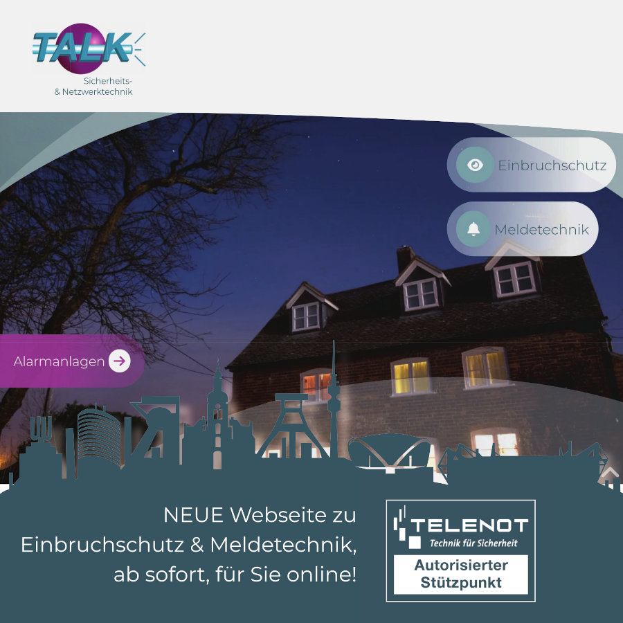 Einbruchmeldetechnik Ruhr NEWS