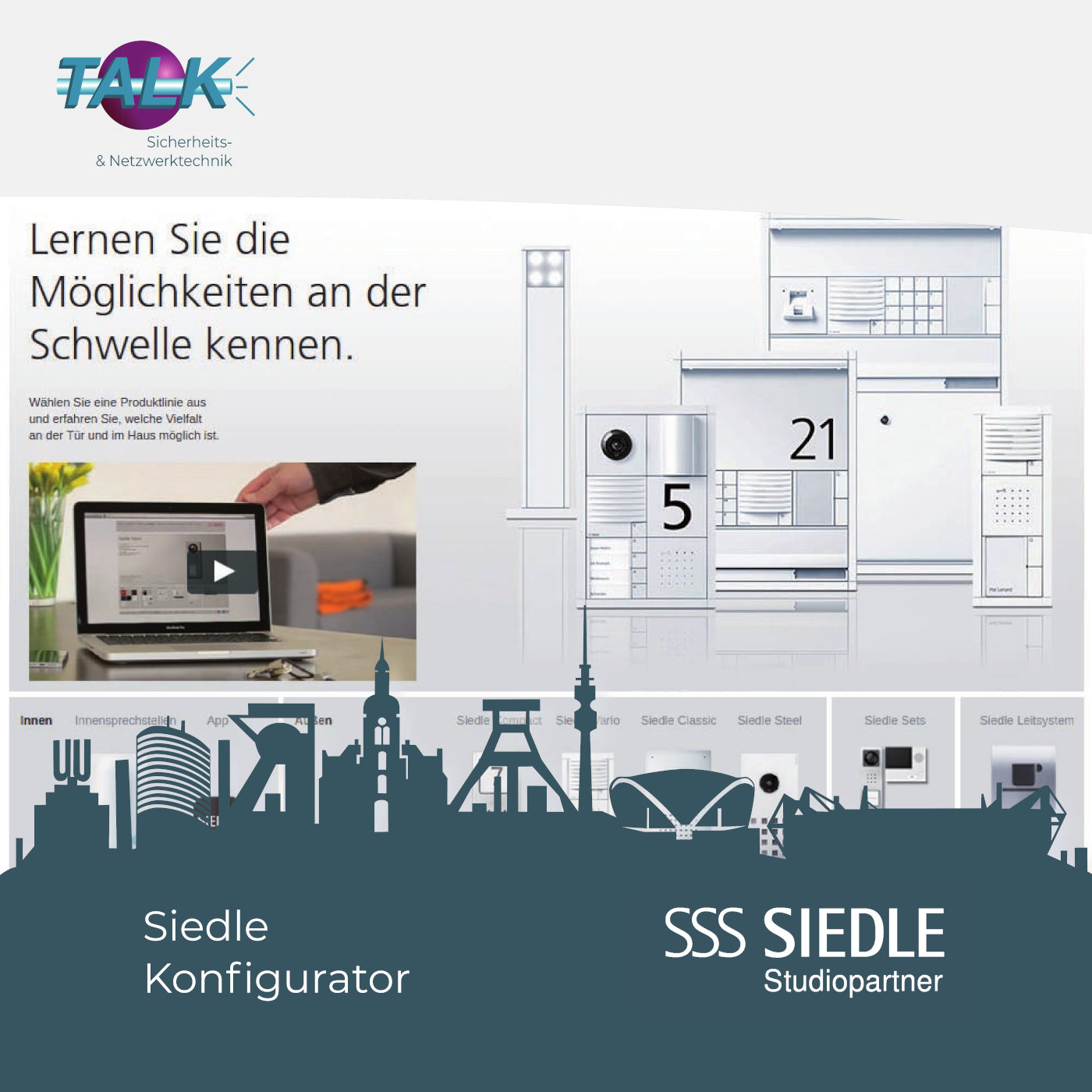 Siedle online Konfigurator