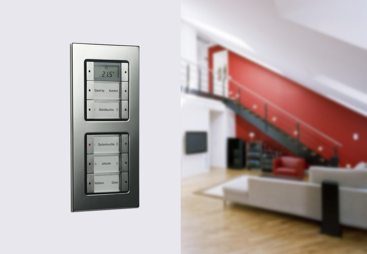 Gira Bedienteil silber