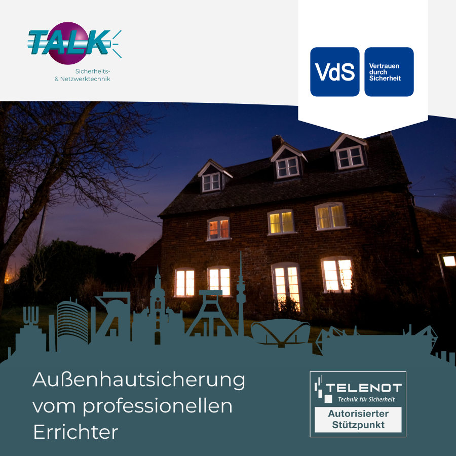 Sicherheitstechnik Einbruchschutz Aussenhaut